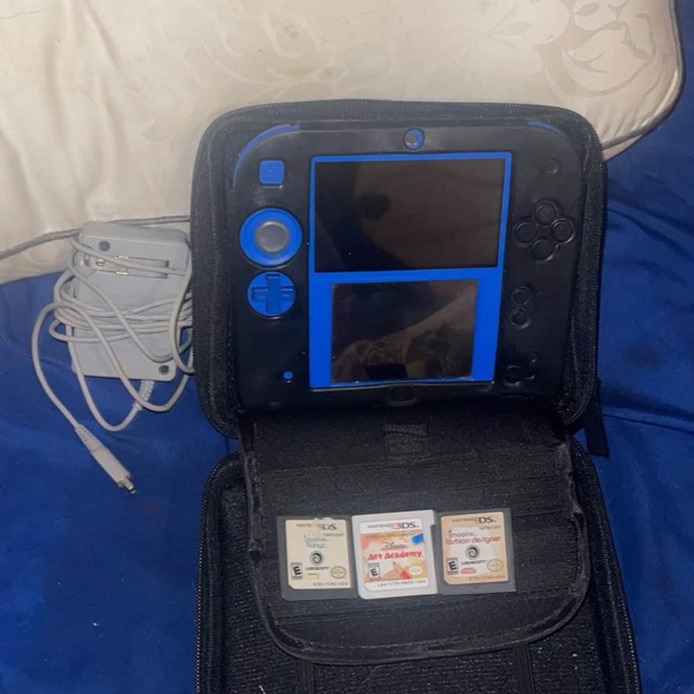 Nintendo Handheld Console - Black and Blue